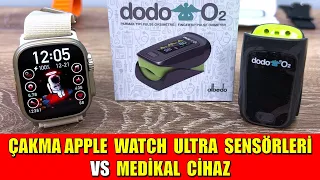 En Gerçekçi ÇAKMA Apple Watch ULTRA vs Medikal Cihaz (Kan Oksijeni ve Kalp Atışı)