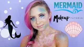 EASY MERMAID HALLOWEEN MAKEUP | Tanner Mann