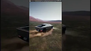 #UE4 AssetMix Cyberetruck + FluidNinjaLIVE #Shorts
