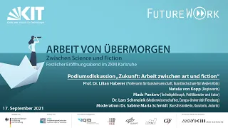 Eröffnungsabend Konferenz Arbeit von Übermorgen (Podiumsdiskussion)