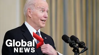 Biden says no apologies for Putin remark, was expressing "moral outrage"