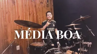 MÉDIA BOA - Felipe e Rodrigo | Drum Cover - Edinho Sagahc #sertanejo