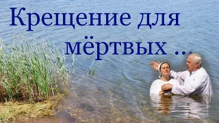 Крещение для мёртвых, что это значит ?    1 Кор 15:29