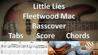 Fleetwood Mac - Little Lies. Bass Cover Tabs Score Notation Chords Transcription. Bass: John McVie