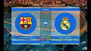 PES 2019 | Barcelona vs Real Madrid | El Clasico | Gameplay PC