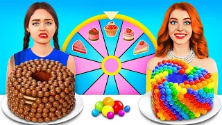 Desafio da Decoração de Bolos: Rico VS Pobre | Batalha Entre Doces Caros & Baratos por RATATA