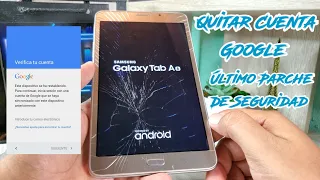 Quitar Cuenta Google Tablet Samsung Galaxy Tab A6 Último Parche De Seguridad 2022