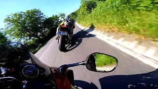Street Race: Yamaha R1 OnBoard Chasing another R1