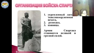 Дистанционное образование  История  Восстание Спартака Теймурова Ф С