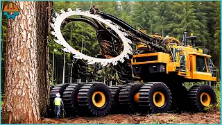 105 Incredible Fastest Big Chainsaw Cutting Tree Machines