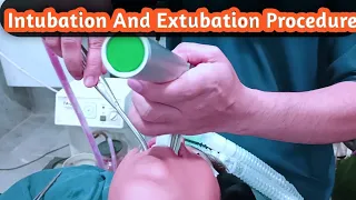 General Anesthesia Intubation & Extubation Procedure | Intubation And Extubation | Anesthetic Waseem
