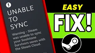 FIX: "Unable to Sync" Steam Cloud Error Message when Launching a Game