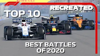 F1 2020 GAME: RECREATING THE TOP 10 BEST BATTLES OF 2020