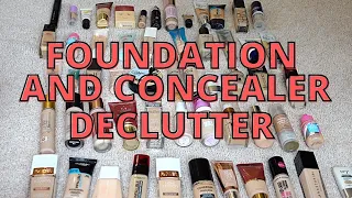 Foundation & Concealer Declutter | Decluttering Over Half of My Collection!