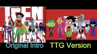 Teen Titans Intro Comparison (Original/TTG Fanmade)