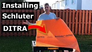 How to Install Schluter Ditra, Avoid Cracked Tiles, Grout