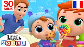 Comptine Johny Johny Oui Papa - Les Comptines de Bébé Louis - Dessins Animés pour Enfants