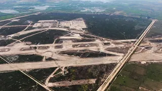 New Phnom Penh Airport in Kandal province (timelapse & drone)