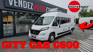 Burstner City Car C600 - Fourgon avec lit transversal arrière