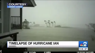 New timelapse from Sanibel shows speed of storm surge from Hurricane Ian