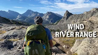 BACKPACKING the WIND RIVER RANGE // Cirque of the Towers Loop #hike #hiking #backpacking #wyoming