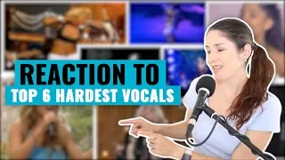 Vocal Coach Reacts to "Top 6 Hardest Vocals Even Original Singers Can't Do Anymore""