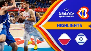 Poland - Israel | Basketball Highlights - #FIBAWC 2023 Qualifiers