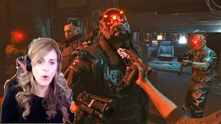 MY MOM REACTS TO CYBERPUNK 2077 OFFICIAL E3 2019 TRAILER