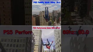 Spiderman 2 PS5 Performance Mode vs Fidelity Mode!