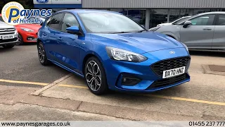 Ford Focus ST-Line X 5 Door 1.0L 125PS 6 Speed at Paynes of Hinckley (DX70HNZ)