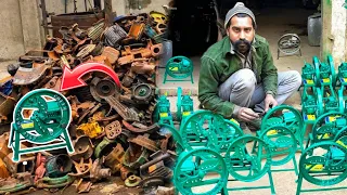 Trading skills Scrap Recycling into Saag & Vegetable Cutter Machine