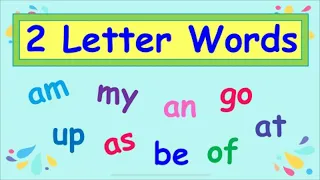 Two letter words| Phonics lesson| Sight words|Phonics for kids| Preschool learning|Let's_LEARN