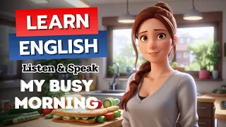 My Busy Morning | Practice English Daily | Listen & Speak Like a Native!