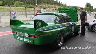 BMW E9 3.0 CSL Race Car - LOUD Sound!