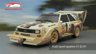 ck-modelcars-video: Audi Sport quattro S1 E2 #1 Winner Pikes Peak 1987 Röhrl After Race CMR