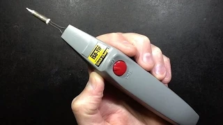Inside an Iso-tip rechargeable soldering iron.  (And charger hack.)