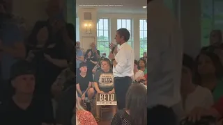 Beto O'Rourke Uvalde: Texas Democratic gubernatorial candidate slams heckler over school shooting