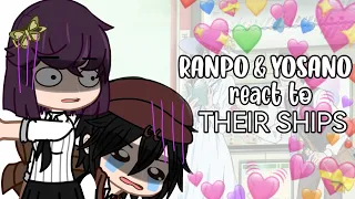 Ranpo and Akiko react to their ships 😬🖤 ||BSD React💕|| Bungou stray dogs 🐾