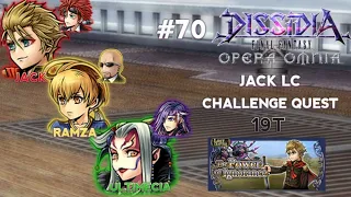 [DFFOO GL] CHALLENGE QUEST Jack Lost Chapter (Jack, Ramza & Ultimecia)