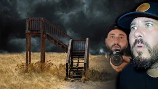 App Leads Us To Mystery Stairway In Woods ( Stairs to NOWHERE )