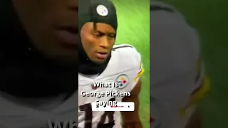 What Is George Pickens Saying In This Clip