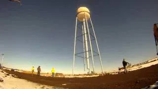 tripping a water tower