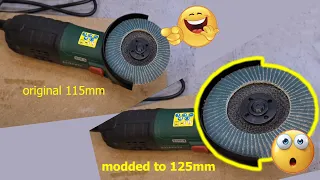 Angle grinder 115mm to 125mm MOD (Parkside PWS 115)