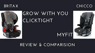 Chicco MyFit versus Britax Grow With You ClickTight