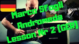 Marco Sfogli "Andromeda" Guitar Lesson nr. 2 (GER)