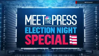 NBC News Now 'Meet the Press Election Night Special' full open