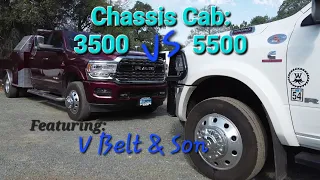 Chassis Cab RAM 3500 vs 5500 Featuring Vbelt&Son @VBELTandSON
