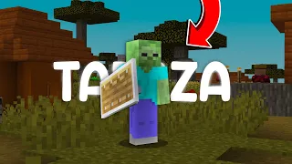 POMYSŁY GRACZY KTÓRE MOGĄ BYĆ w MINECRAFT ZOMBIE Z TARCZĄ #shorts