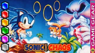 Sonic Chaos (Game Gear) All Chaos Emeralds, No Deaths, Speedrun in 21:59