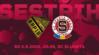 SESTŘIH | 1. FUTSAL Liga | Rapid Ústí n.L. vs. AC Sparta Praha | 1:6 (0:4)
